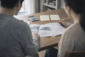 住宅検討者が寒冷地・都市部・共働きなどの条件別に比較するイメージ