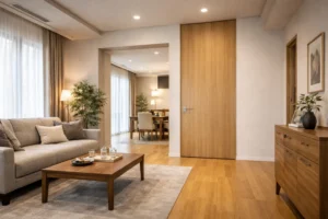 ハイドア採用を検討している住宅内装のイメージ