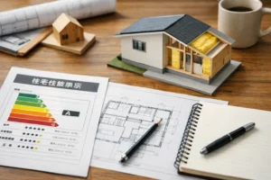 長期優良住宅と断熱性能を検討するイメージ