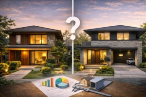 積水ハウスの平屋でシャーウッドや鉄骨や他社比較を考えるイメージ