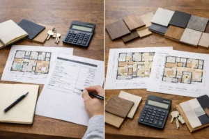 積水ハウスで2500万円と3000万円の家づくりを比較しているイメージ