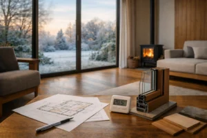 シャーウッドの断熱や窓性能や寒さ対策を確認するイメージ