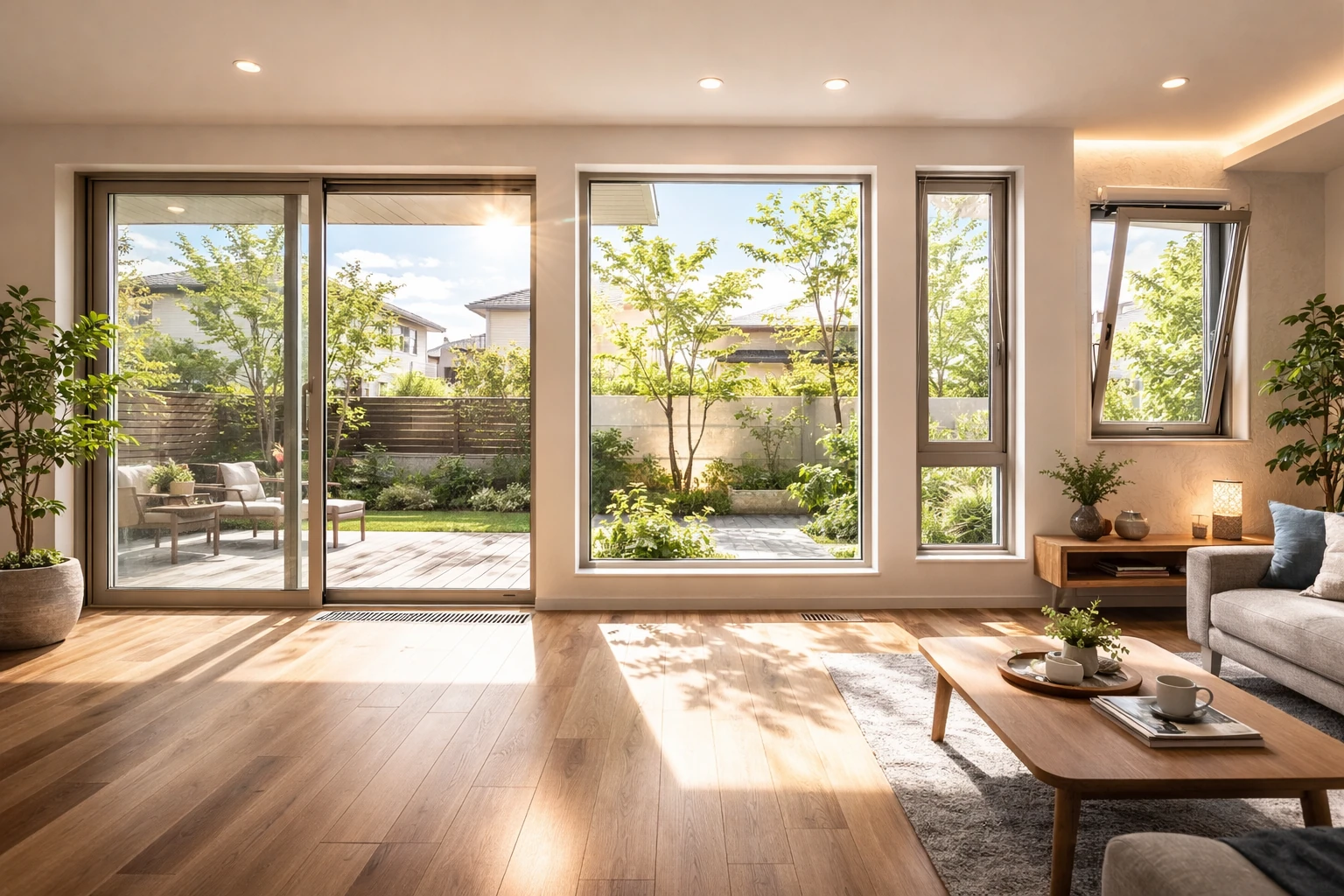 積水ハウスの窓種類と選び方をイメージした住宅の窓まわり