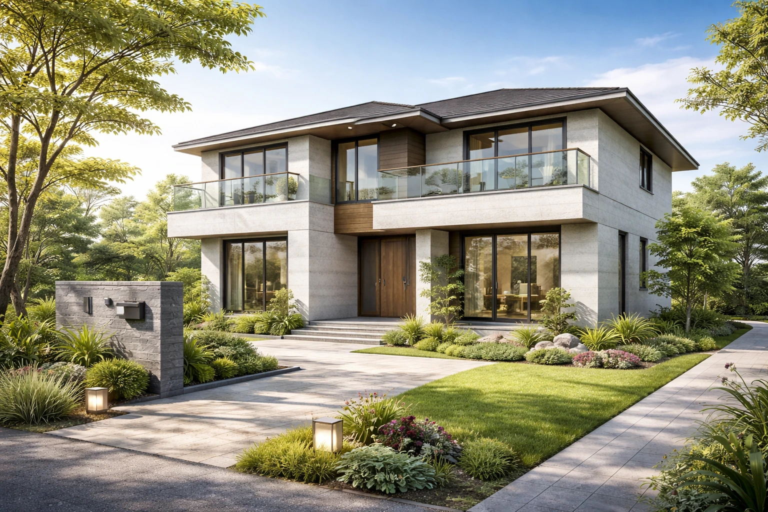 積水ハウス5000万円の家の外観イメージ・高品質な注文住宅