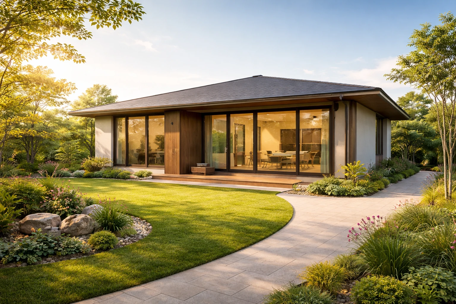 積水ハウスの平屋30坪イメージ外観写真