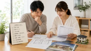 積水ハウス展示場訪問前に確認するチェックリストのイメージ