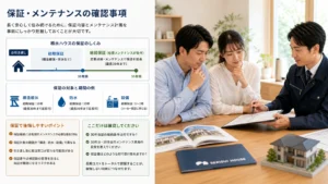 積水ハウスのアフターサービス・保証点検のイメージ