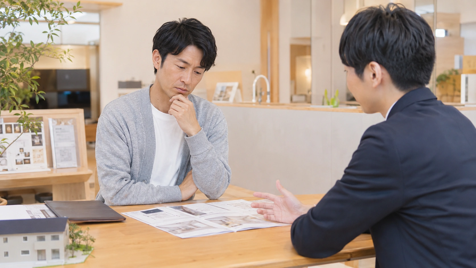 積水ハウスの営業担当と相性が合わず担当変更を考える人のイメージ