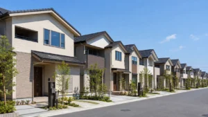 建売住宅の外観をイメージする写真