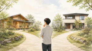 住友林業を断って後悔しないための判断イメージ