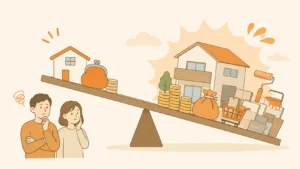 住友林業で予算オーバーしやすいイメージ図