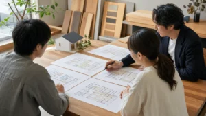 住友林業フォレストセレクションの間取りを比較するイメージ